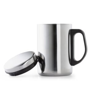 Caneca Inox 350ml com Parede Dupla