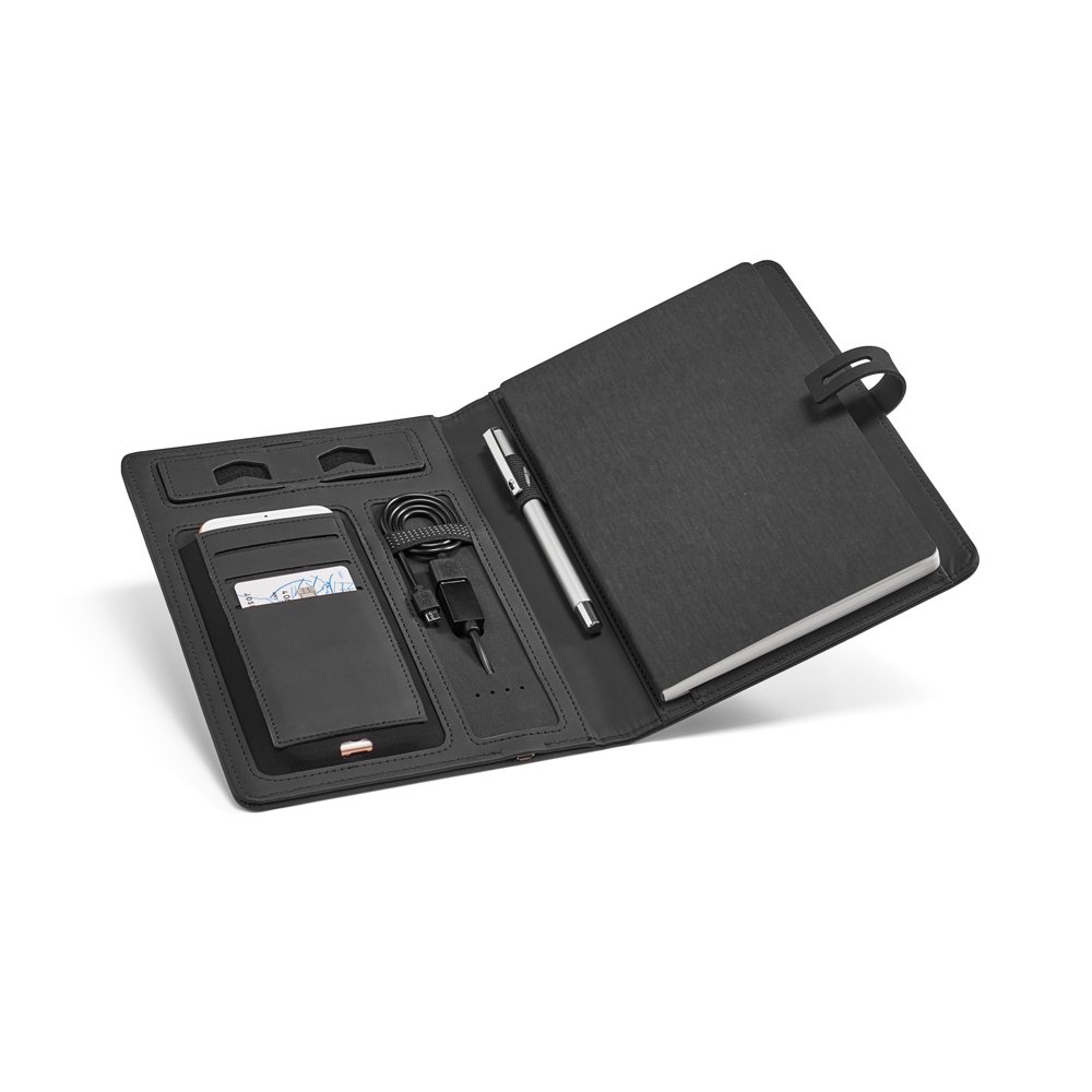 Pasta A5 com carregador portátil - Imagem 2