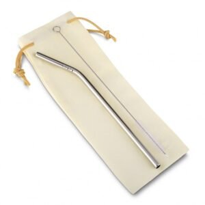 Canudo e escova personalizada