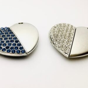 Pen Drive Coração Swarovski