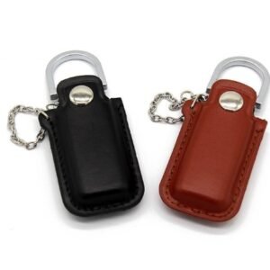 Pen drive couro com estojo