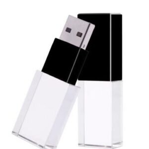 Pen drive vidro preto
