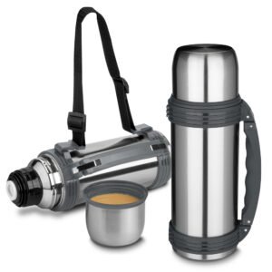 Garrafa térmica em aço inox