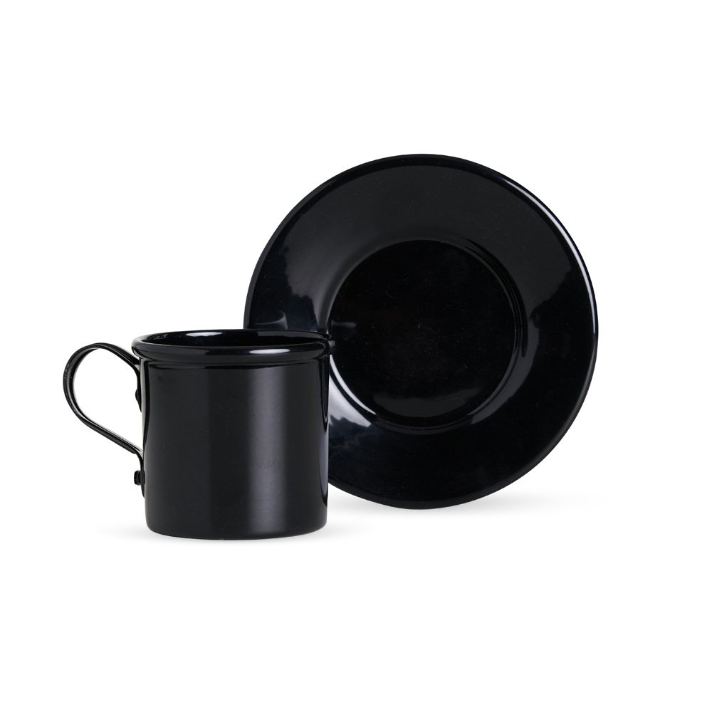 Xícara 100ml com Pires em Alumínio - Imagem 3