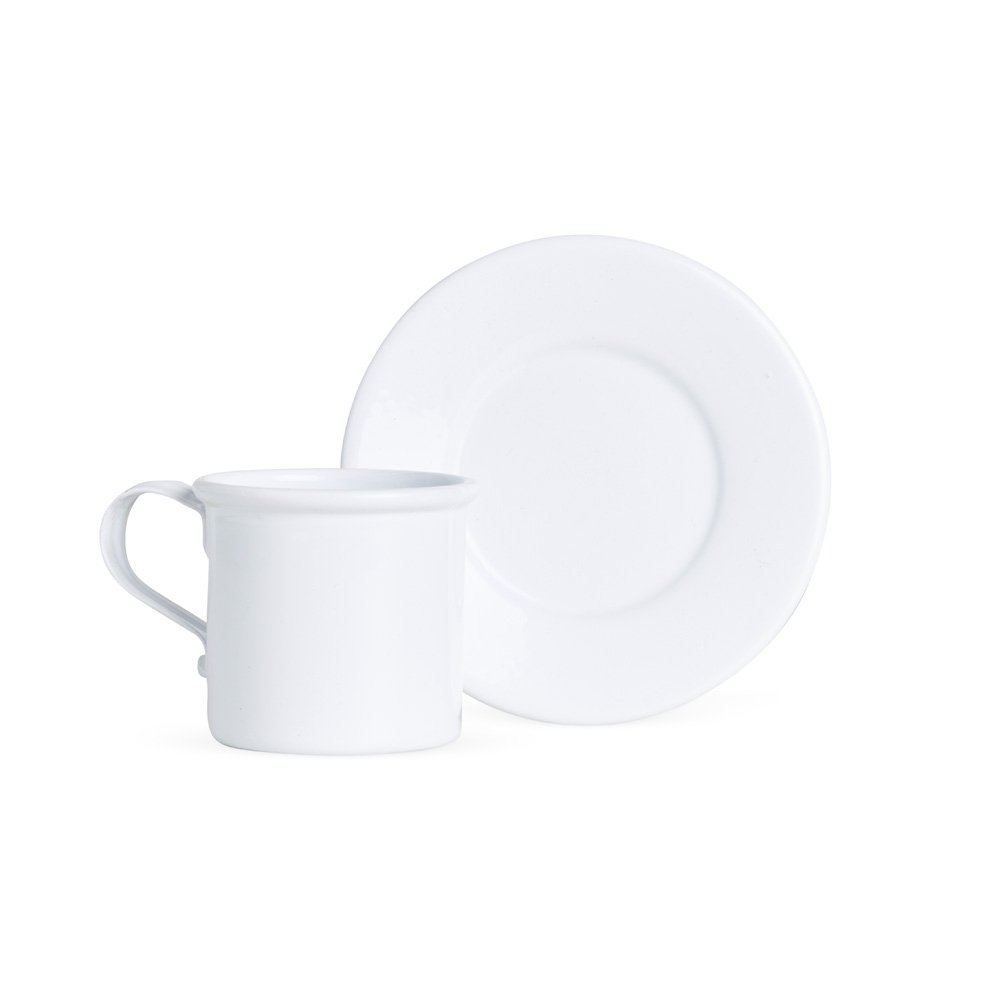 Xícara 100ml com Pires em Alumínio - Imagem 4