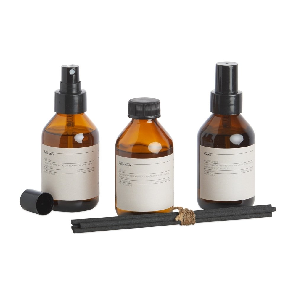 Kit com 3 Aromas para Ambiente Avelã