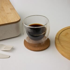 Copo Vidro Parede Dupla 160ml