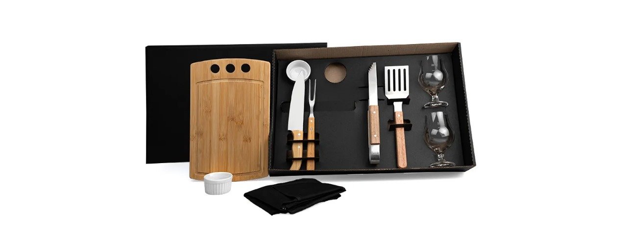 Kit Para Churrasco / Hambúrguer / Cerveja - 10 Pçs