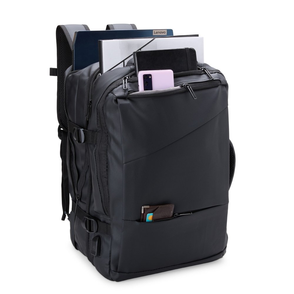 Mochila Expansível de Couro Sintético 36 Litros - Imagem 3