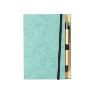 Bloco de Anotações com Autoadesivos e Caneta