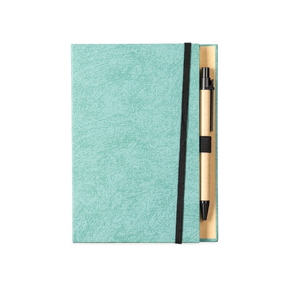 Bloco de Anotações com Autoadesivos e Caneta