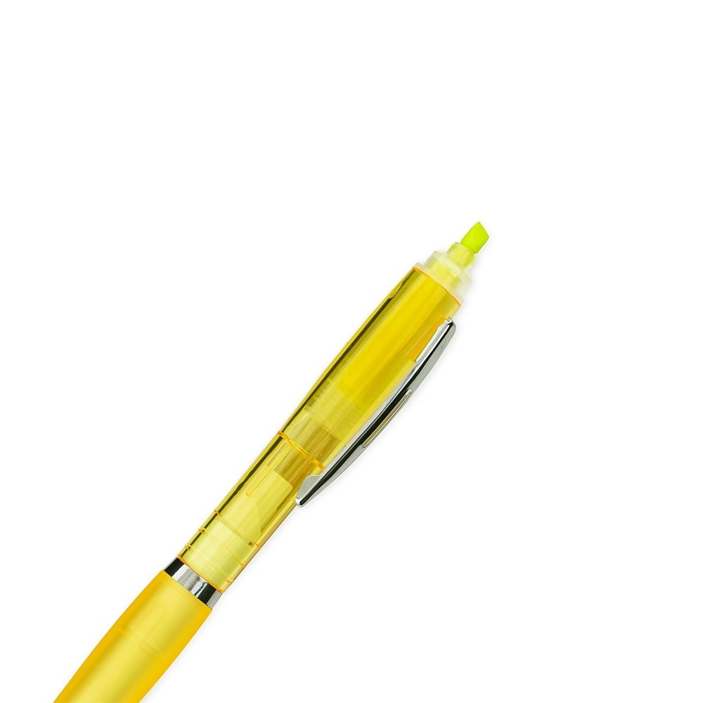 Caneta Plástica com Marca-Texto - Imagem 5