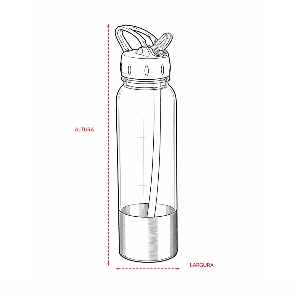 Squeeze Plástico 750ml - Imagem 3